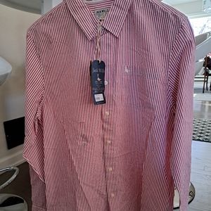 Men's Jack Wills seersucker dress shirt L. Never worn with tags